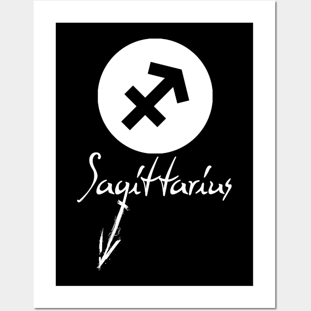 Sagittarius Star Sign Wall Art by Jambo Designs